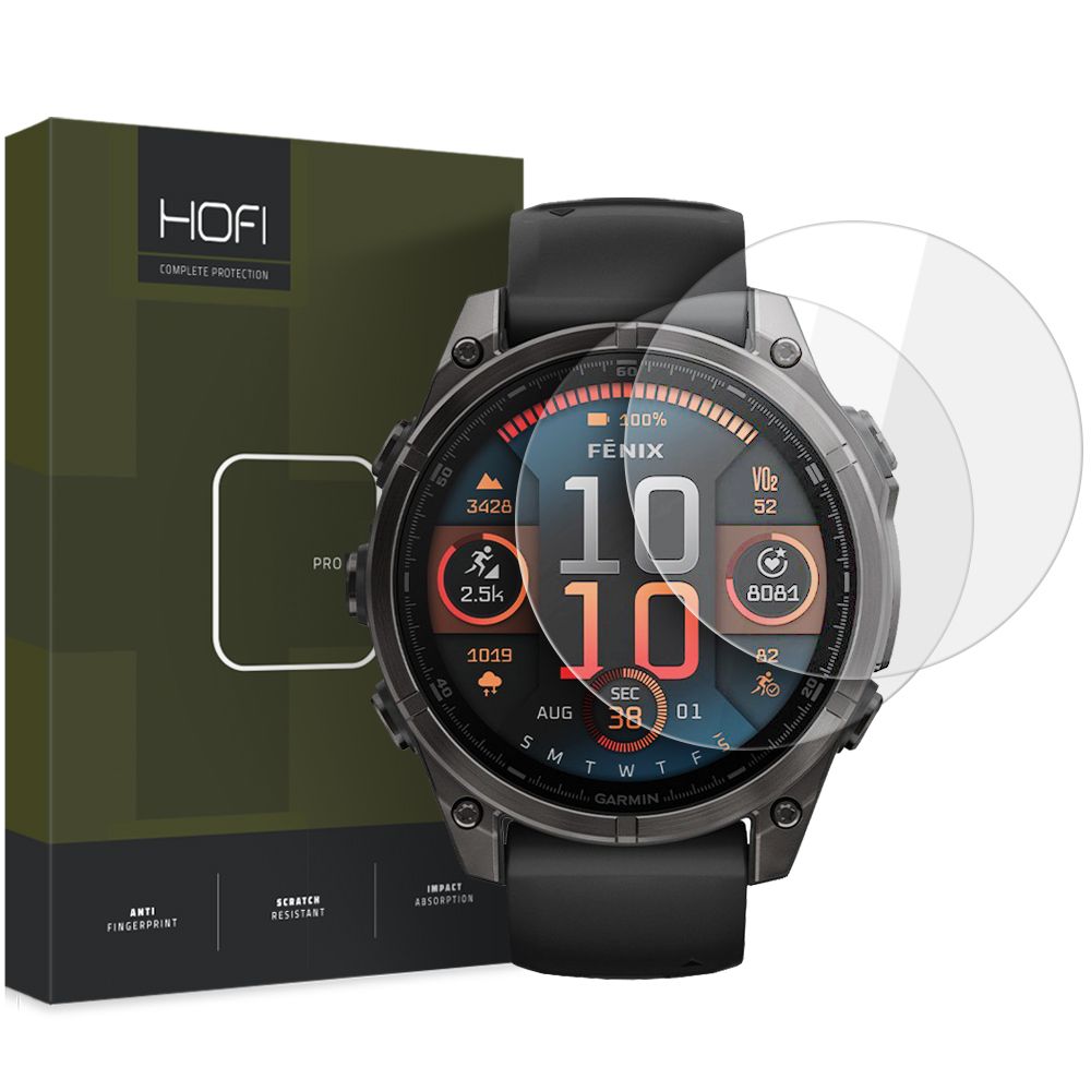 Levně HOFI PRO+ 2x Ochranné sklo pro Garmin Fenix 8 47mm