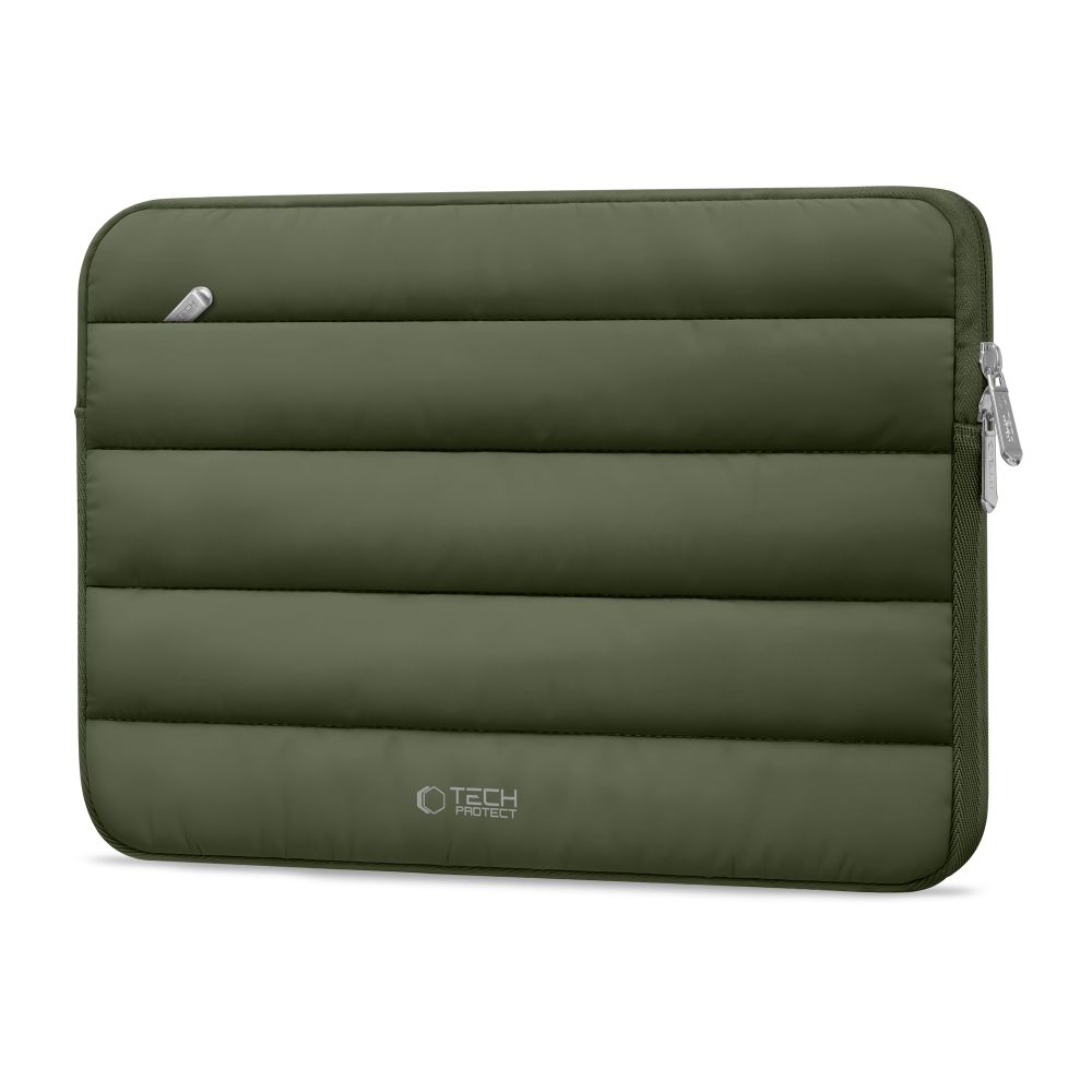 Levně TECH-PROTECT FLUFFY Pouzdro na notebook s úhlopříčkou 15 - 16" WALNUT zelená