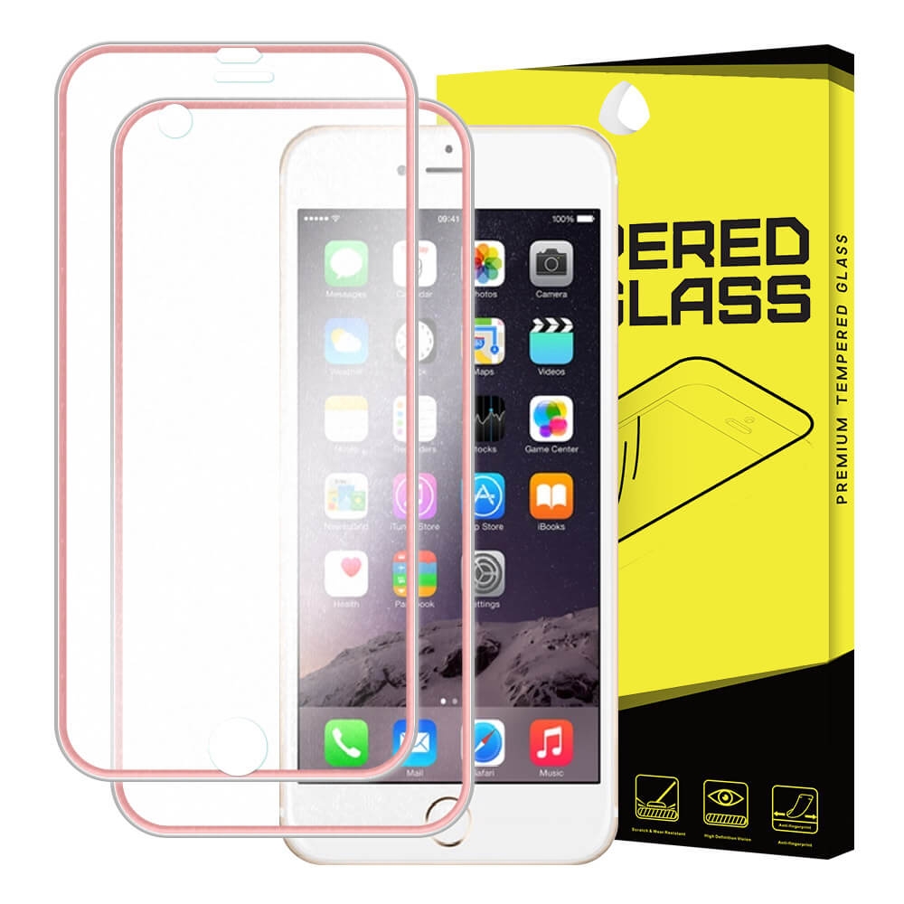 VSECHNONAMOBIL 6126
3D METALLIC tvrzené sklo přední + zadní Apple iPhone 6 / 6S růžové