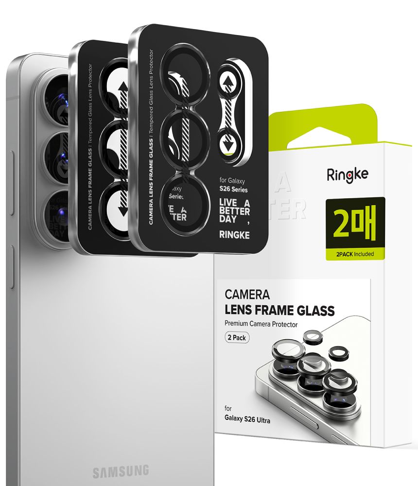 Levně RINGKE CAMERA FRAME PROTECTOR 2X Sklo pro fotoaparát Samsung Galaxy S26 Ultra 5G