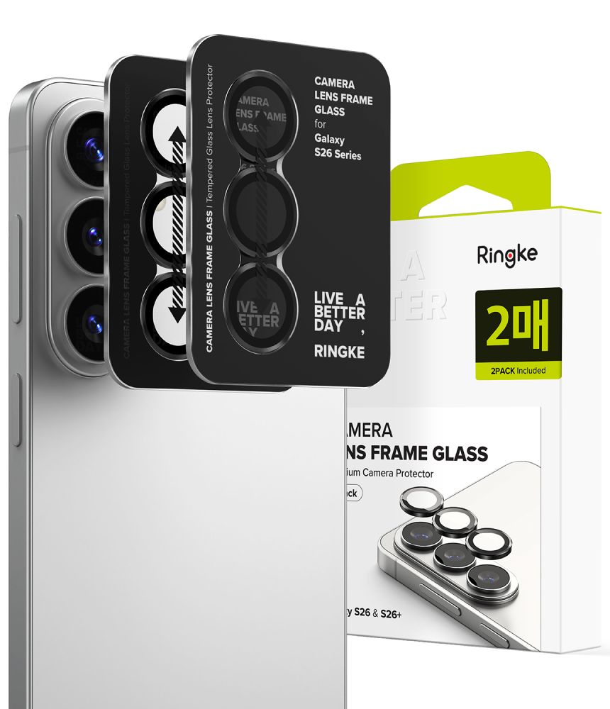 Levně RINGKE CAMERA FRAME PROTECTOR 2X Sklo pro fotoaparát Samsung Galaxy S26 5G / S26+ 5G