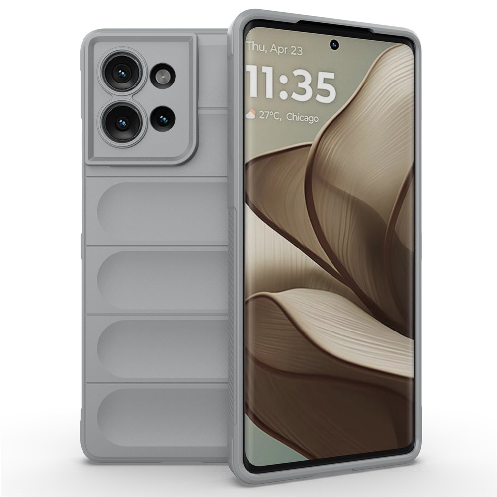Levně STEPS Ochranný kryt pro Motorola Edge 50 světle šedý