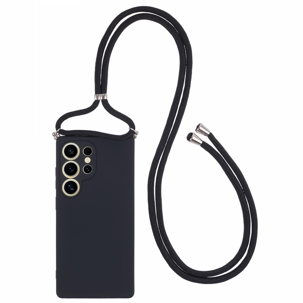 Levně ROPE Kryt se šňůrkou Samsung Galaxy S25 Ultra 5G černý