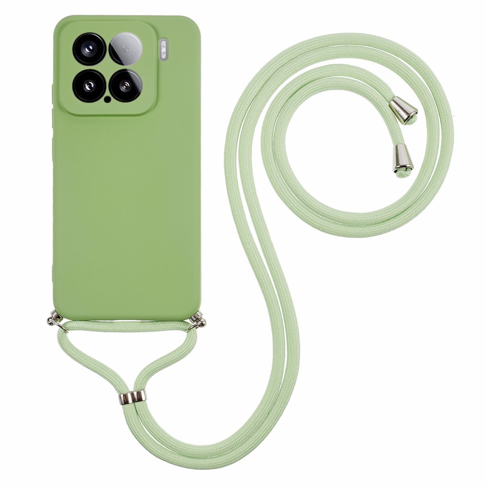 Levně ROPE Kryt se šňůrkou Xiaomi 15 světle zelený