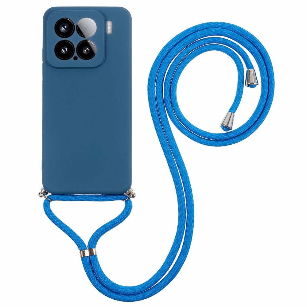 Levně ROPE Kryt se šňůrkou Xiaomi 15 modrý