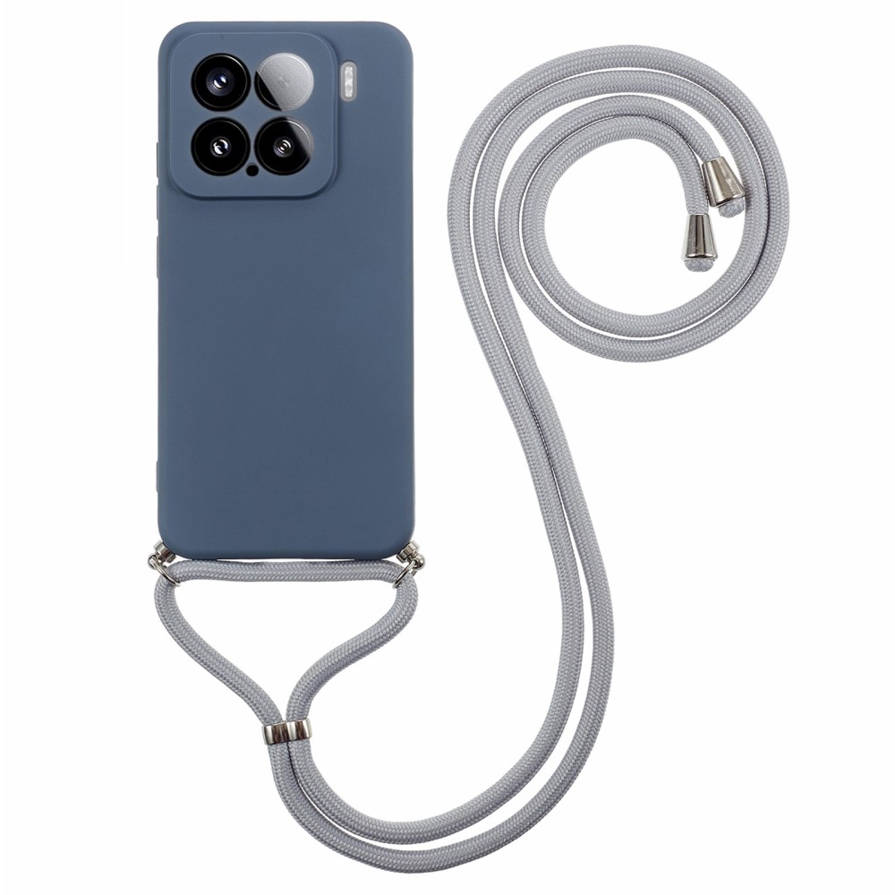Levně ROPE Kryt se šňůrkou Xiaomi 15 modro-šedý