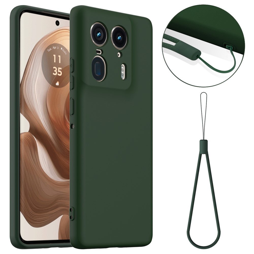 RUBBER MAGSAFE Silikonový kryt pro Motorola Edge 50 Ultra DARK GREEN