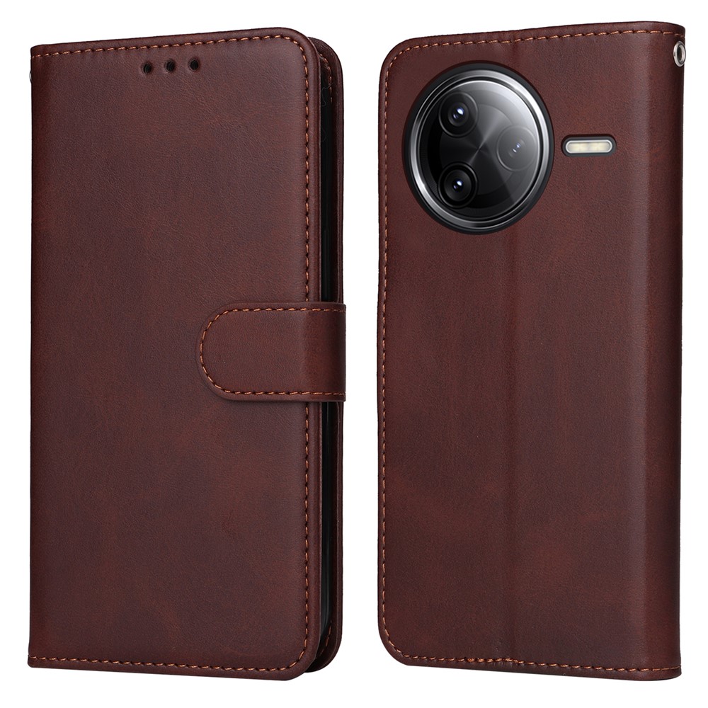 Levně SMOOTH Peněženkové pouzdro pro Xiaomi Poco F7 Ultra hnědé