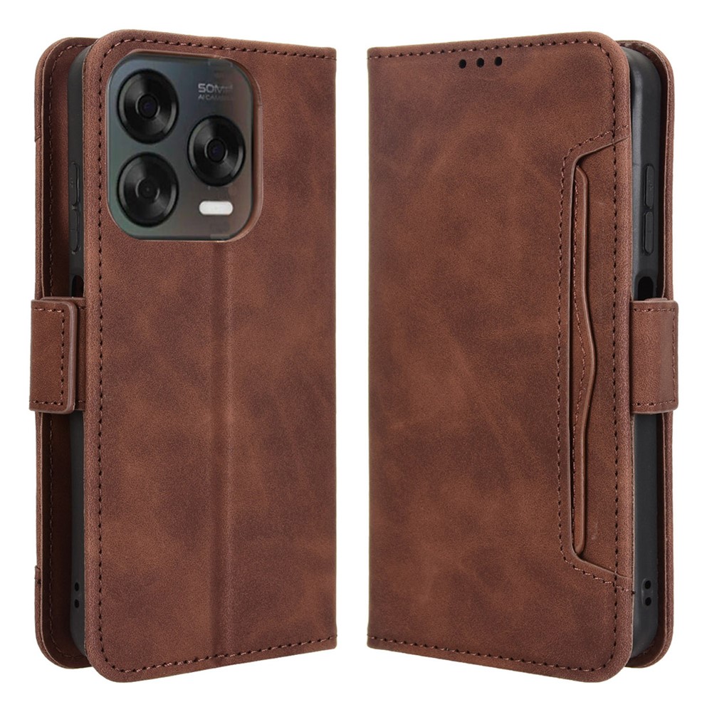 Levně SLOT Peněženkový obal pro ZTE V70 Vita hnědý