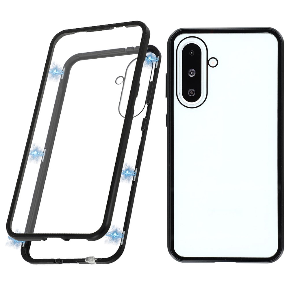 Levně Magnetický kryt 360 pro Samsung Galaxy A56 černý