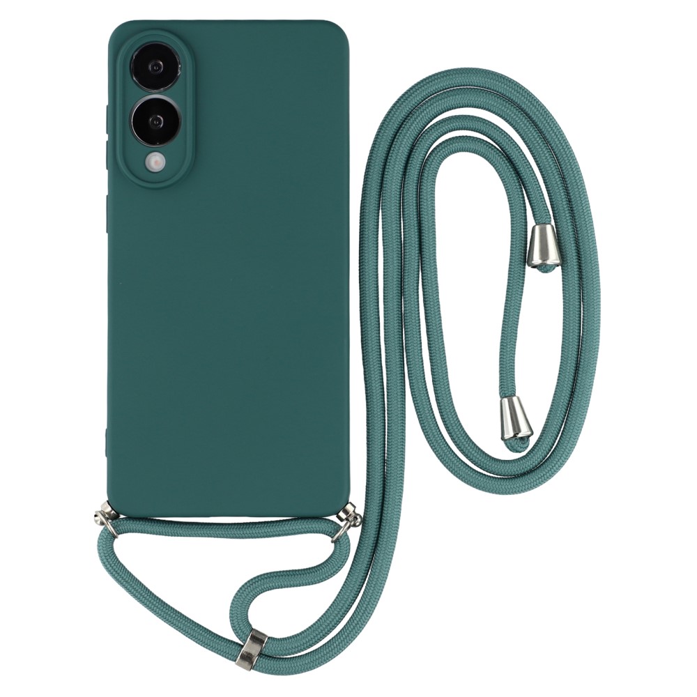 Levně ROPE Kryt se šňůrkou Samsung Galaxy S25 Edge tmavě zelený