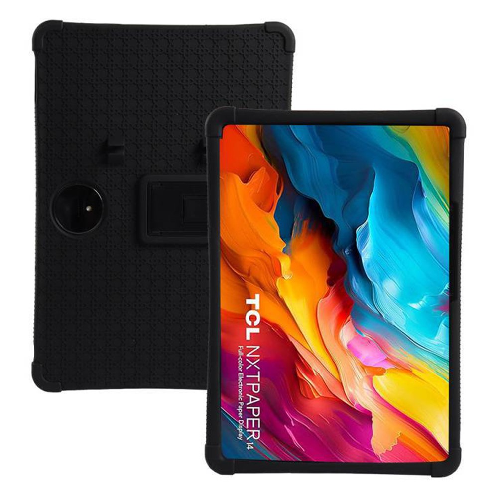 Levně FLEX-SHIELD Silikonový obal pro TCL NxtPaper 14 černý