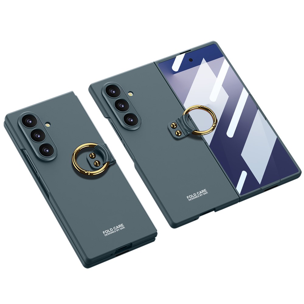 Levně GKK HOOK Kryt s držákem Samsung Galaxy Z Fold7 5G zelený