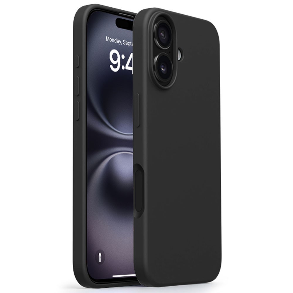 Levně RUBBER MAGSAFE Silikonový kryt pro Apple iPhone 17 černý