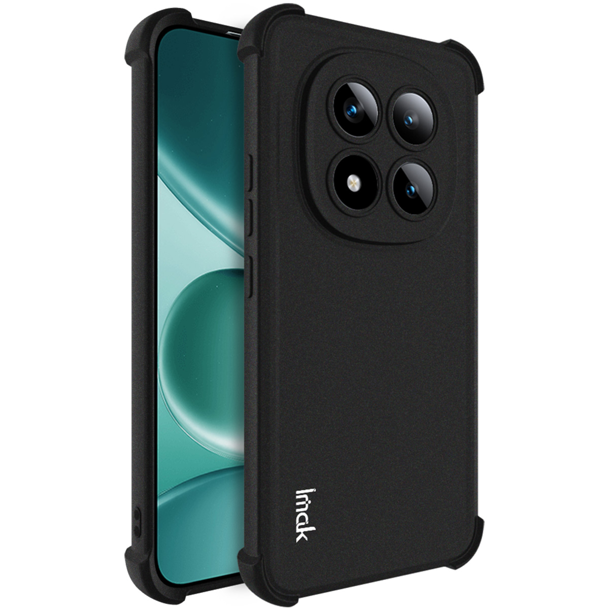 Levně IMAK AIRBAG Extra odolný obal Xiaomi Redmi Note 15 Pro+ 5G / POCO M8 Pro 5G MATTE BLACK