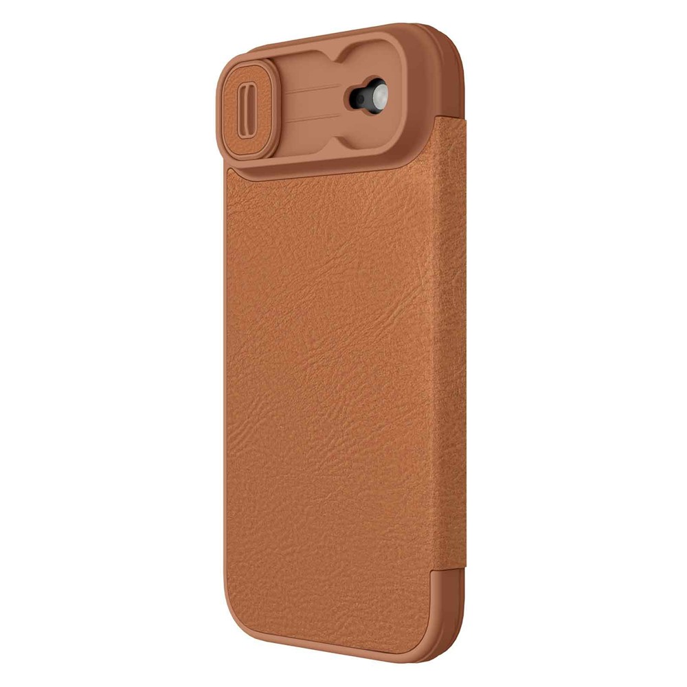 Levně NILLKIN QIN PRO Zaklápěcí pouzdro pro Apple iPhone Air hnědé