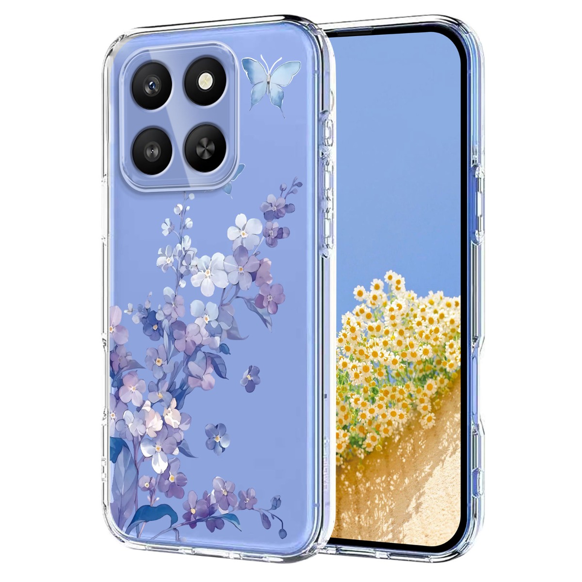 Levně ART TPU Ochranný kryt pro Honor 400 Smart 5G / Honor X7d VIOLET
