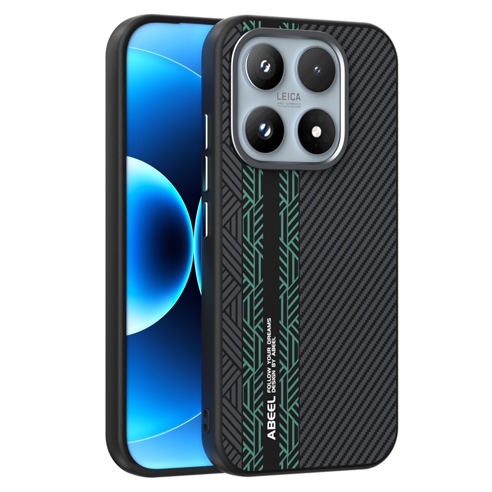 Levně ABEEL RELIEF Ochranný obal pro Xiaomi 17 BLACK-GREEN
