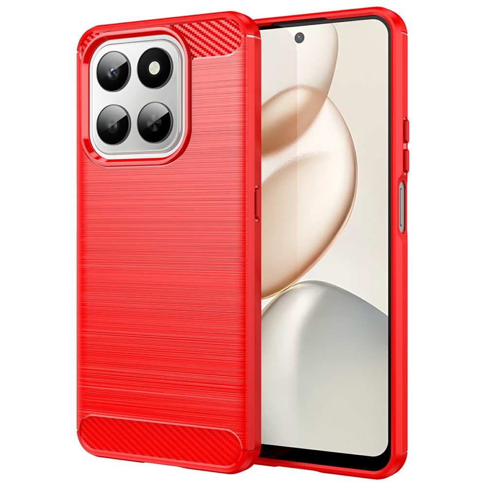 Levně FLEXI TPU ochranný kryt Honor 400 Smart 5G / Honor X7d červený