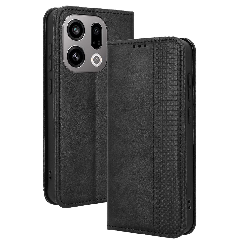 Levně BUSINESS Peněženkové pouzdro pro Oppo Find X9 černé