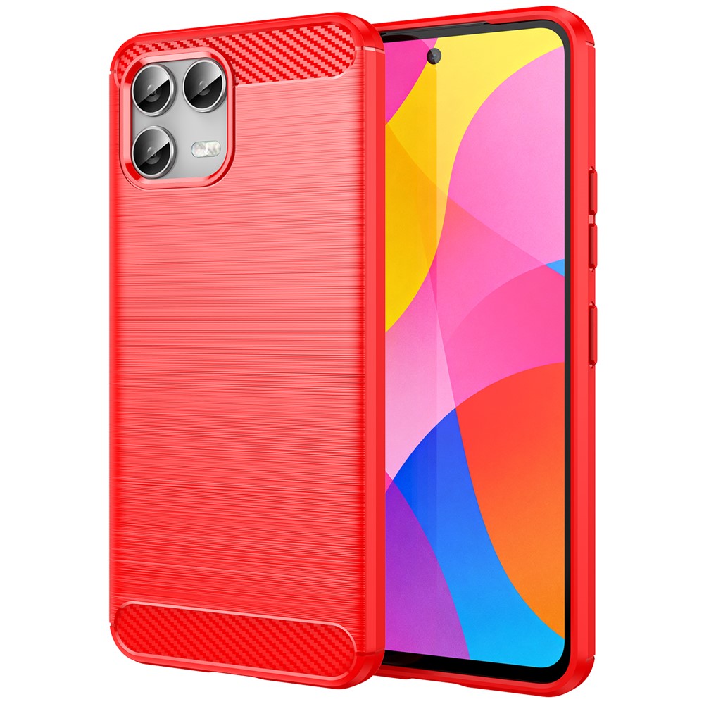 Levně FLEXI TPU ochranný kryt T Phone 3 Pro červený