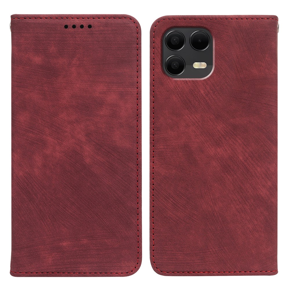 Levně MAGNETIC Zaklápěcí kryt pro T Phone 3 Pro červený