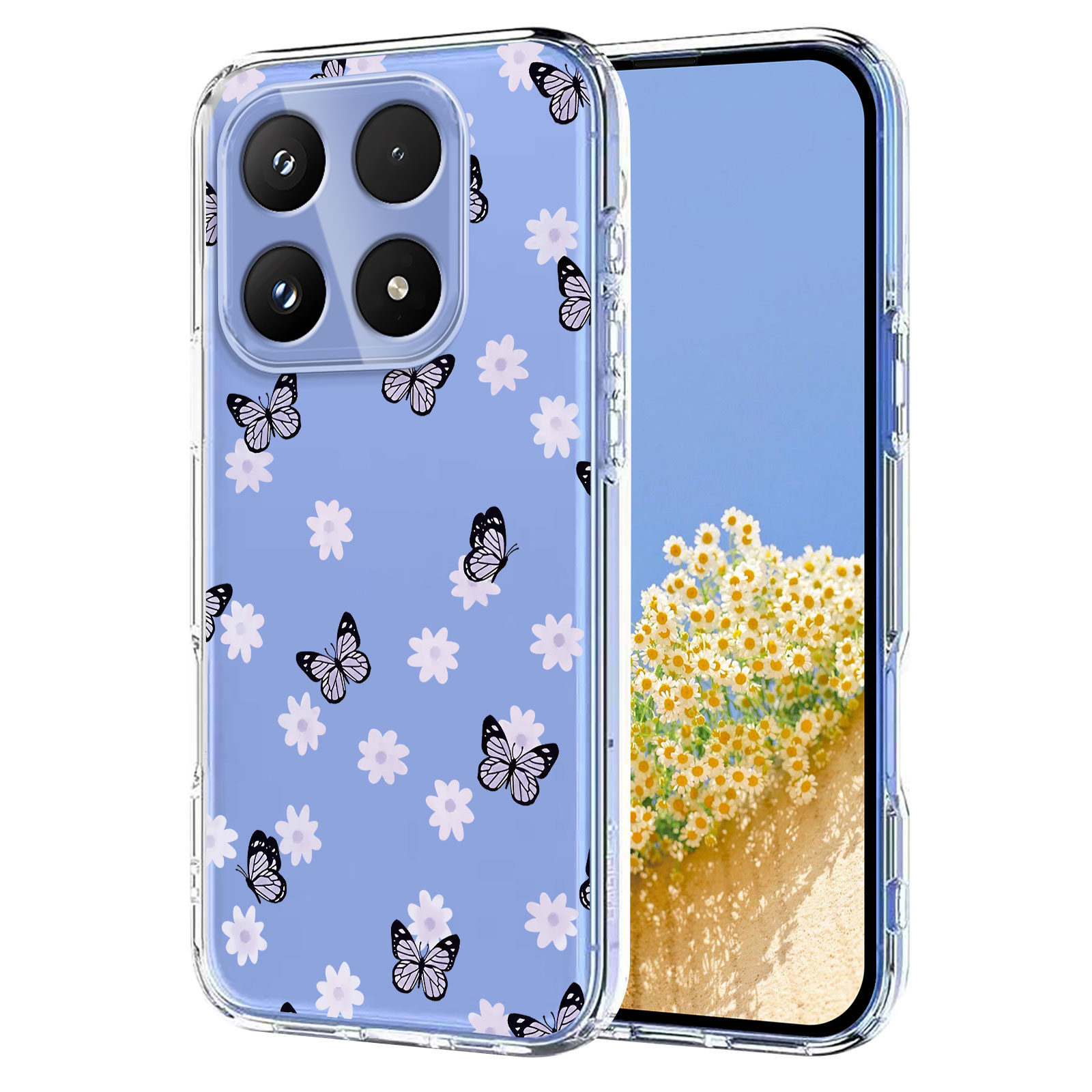 Levně ART TPU Ochranný kryt pro Xiaomi 17 BUTTERFLIES
