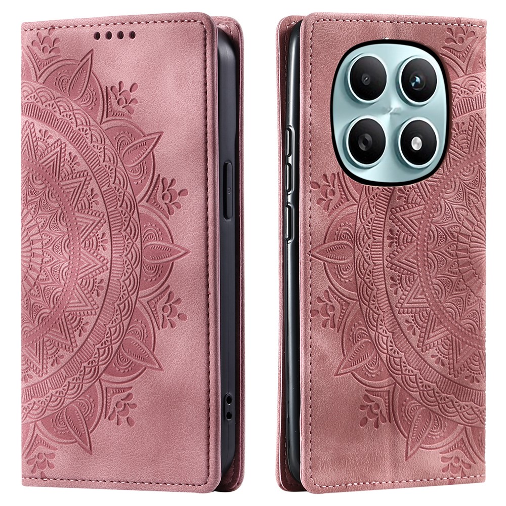 Levně ART MANDALA Peněženkový obal pro Xiaomi Redmi Note 15 růžový