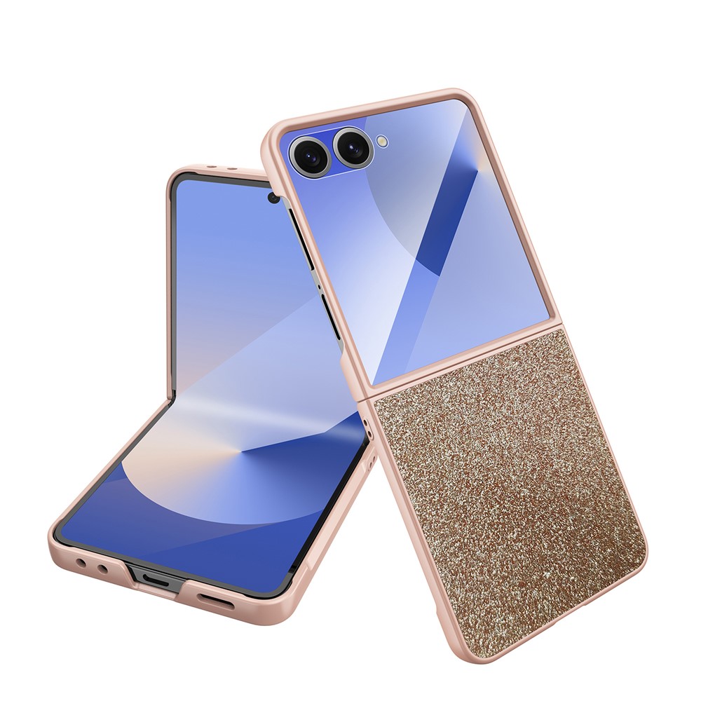 Levně GLITTER Ochranný kryt Samsung Galaxy Z Flip7 5G zlatý
