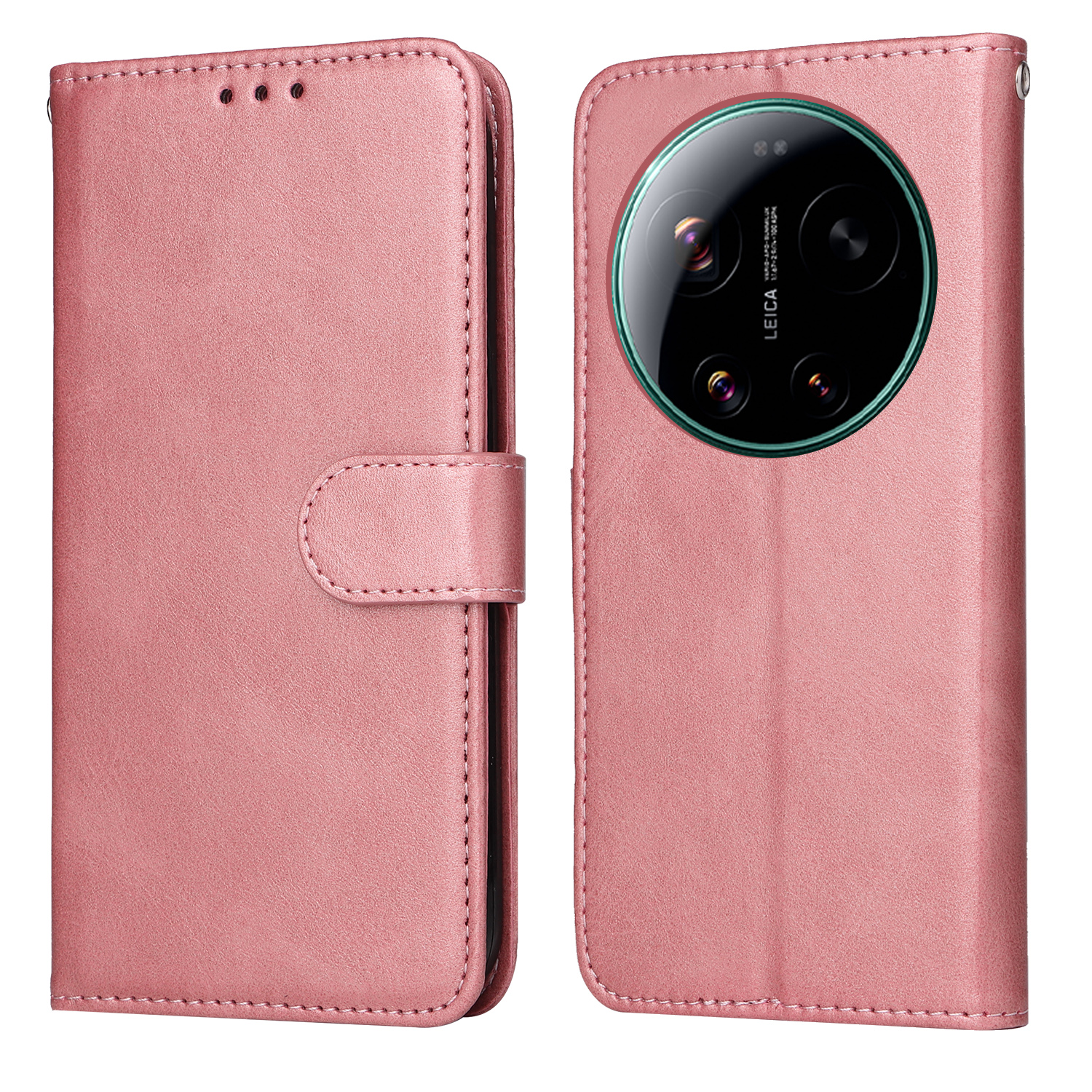 Levně SMOOTH Peněženkové pouzdro pro Xiaomi 17 Ultra růžové