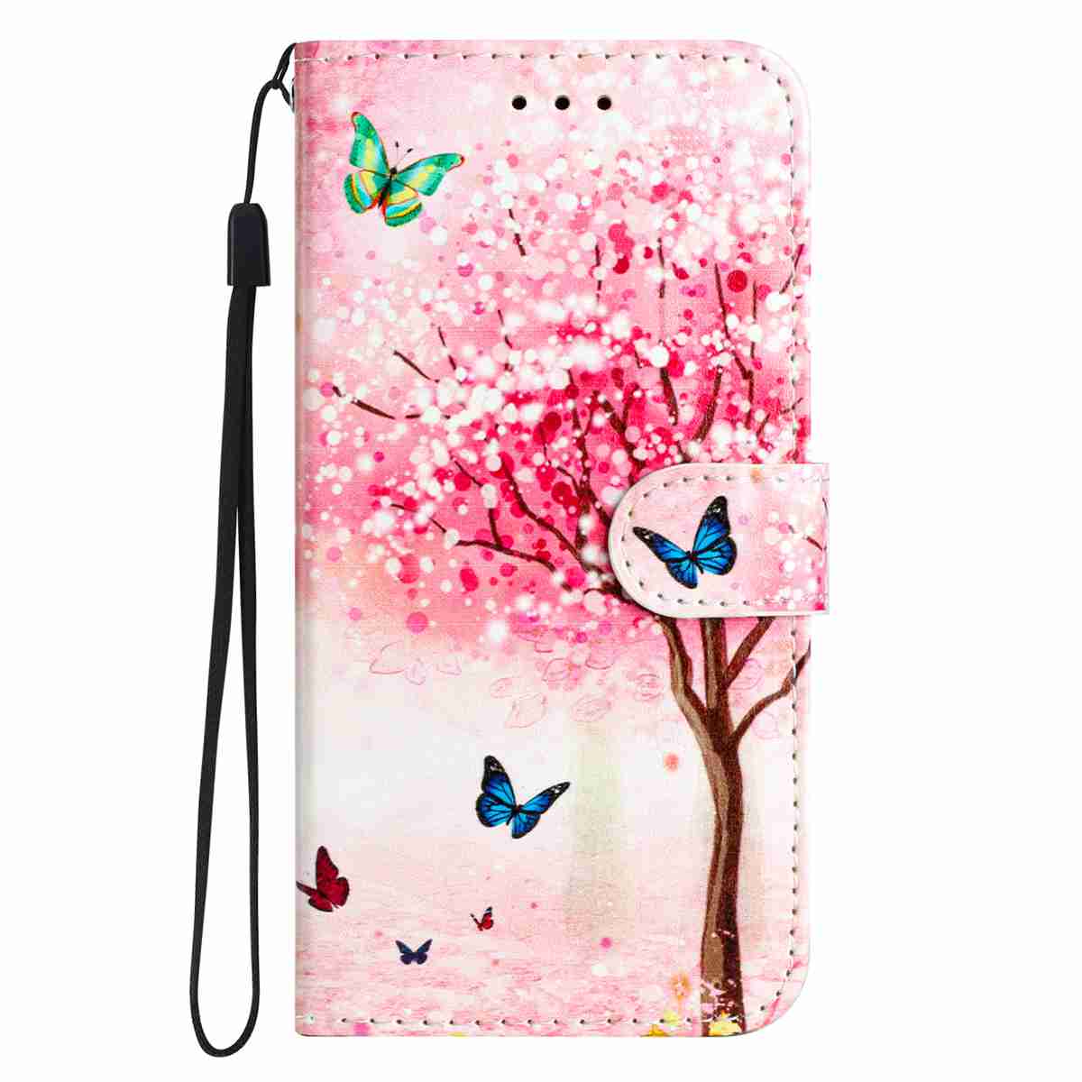 Levně ART Peněženkový kryt pro Honor 600 Lite CHERRY TREE