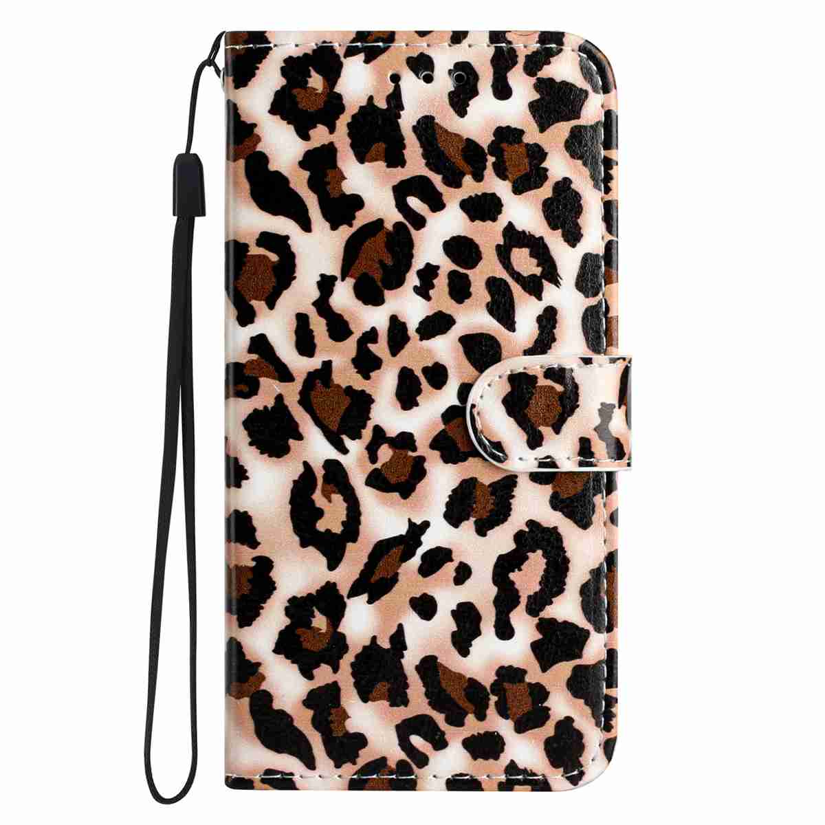 Levně ART Peněženkový kryt pro Honor 600 Lite LEOPARD PRINT