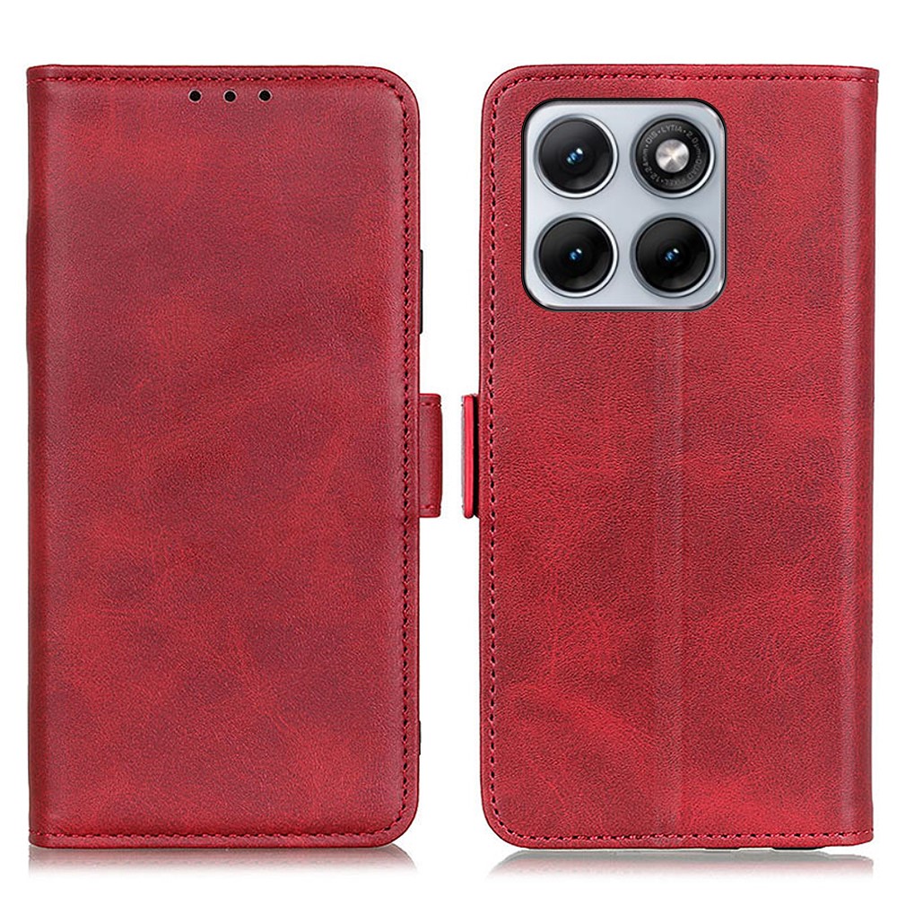 Levně SIDE Peněženkové pouzdro pro Motorola Edge 70 Fusion červené