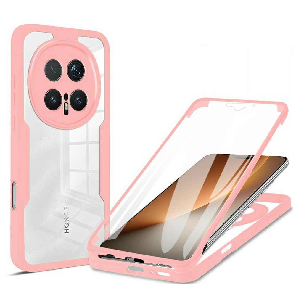 Levně DUAL Oboustranný kryt s fólií Honor Magic8 Pro růžový