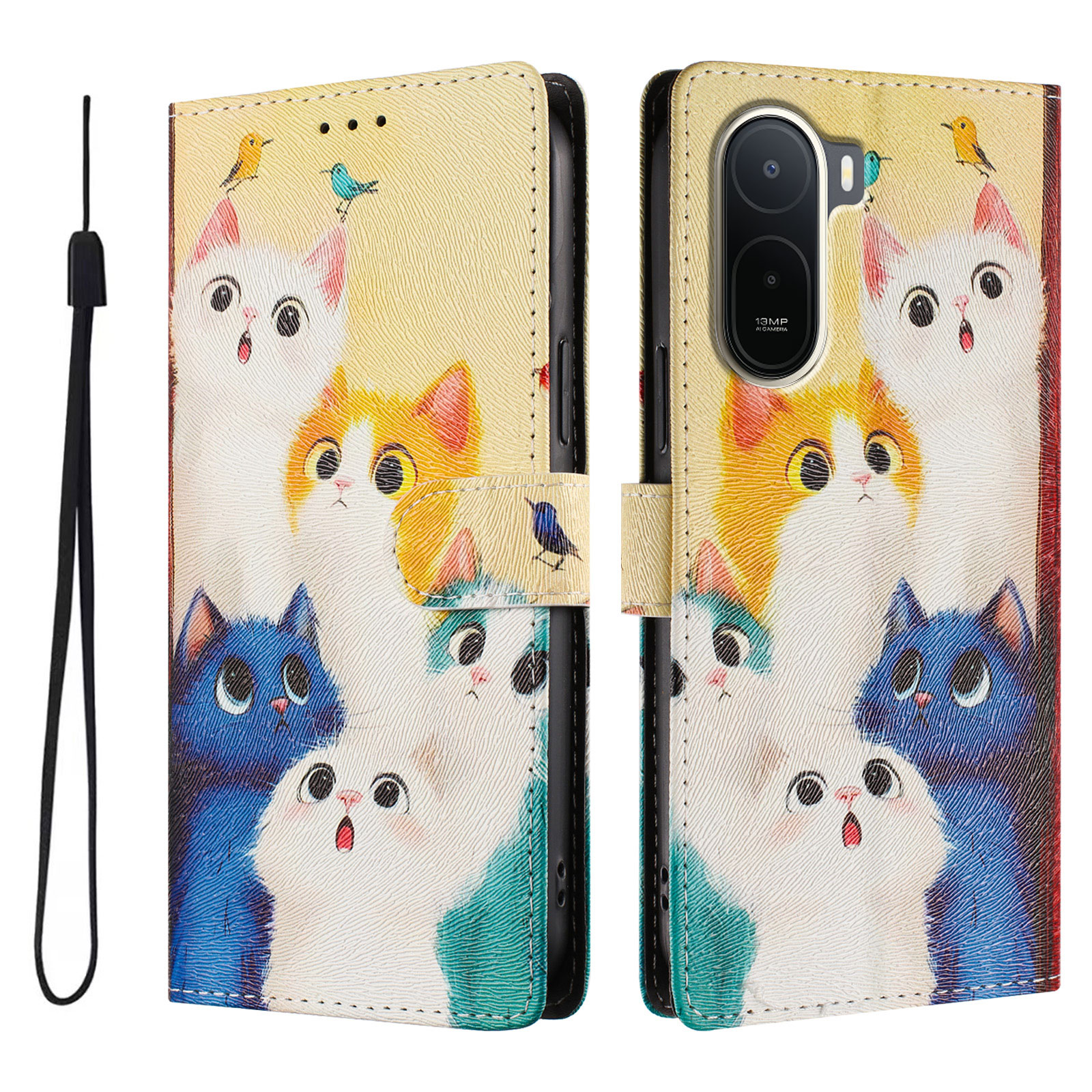 Levně ART Peněženkový kryt pro Xiaomi Redmi A7 Pro CATS