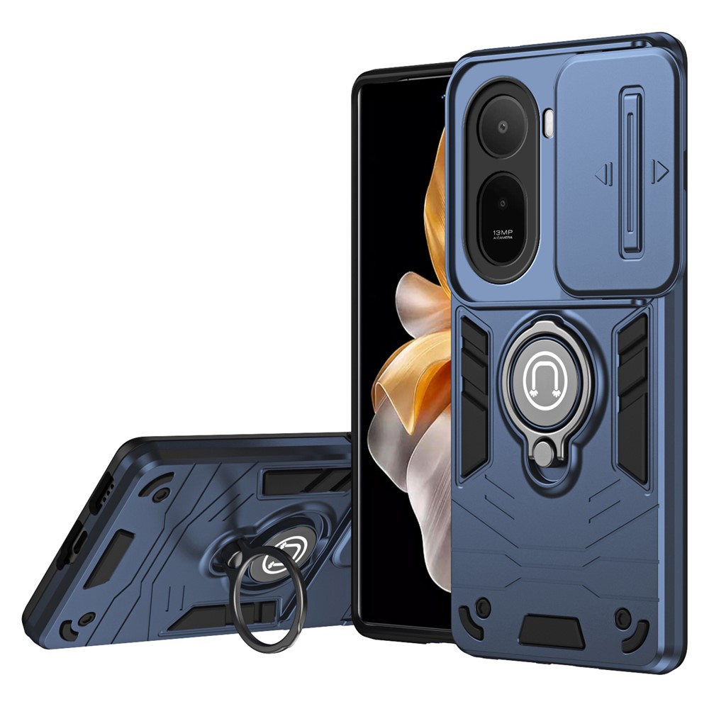 Levně CAMPROTECT Kryt s držákem pro Xiaomi Redmi A7 Pro modrý