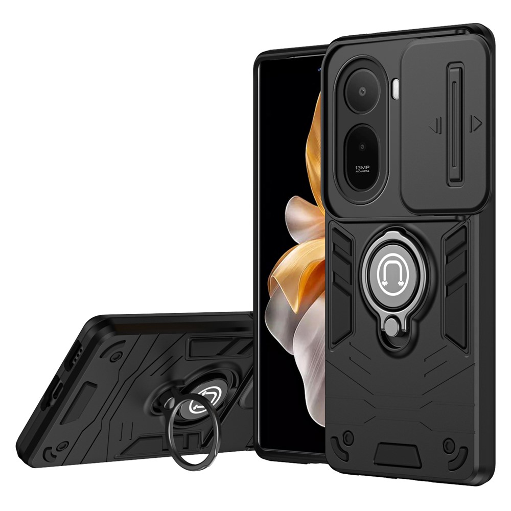 Levně CAMPROTECT Kryt s držákem pro Xiaomi Redmi A7 Pro černý