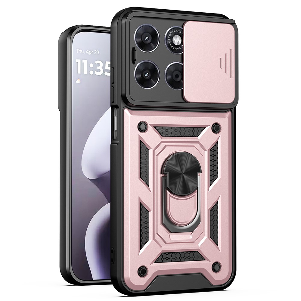 Levně RING CAMERA Kryt s držákem pro Motorola Moto G57 Power růžový