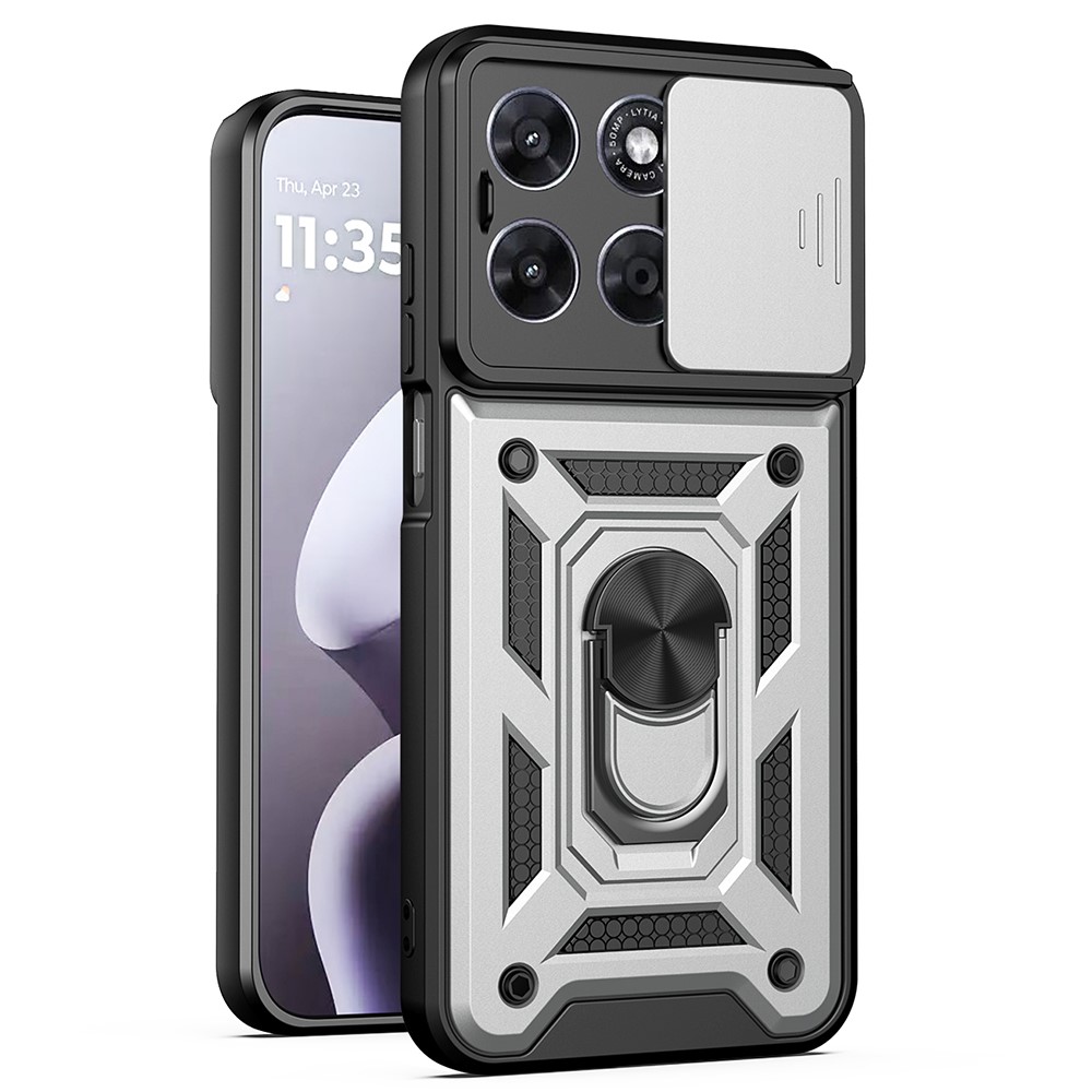 Levně RING CAMERA Kryt s držákem pro Motorola Moto G57 Power stříbrný