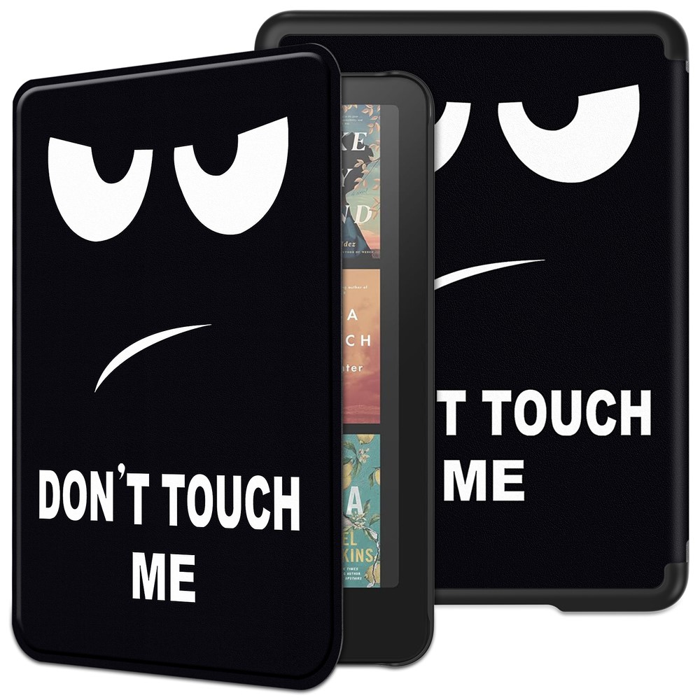 Levně ART Zaklápěcí pouzdro pro Amazon Kindle Paperwhite 2024 / Kindle Colorsoft Signature Edition DON´T TOUCH ME