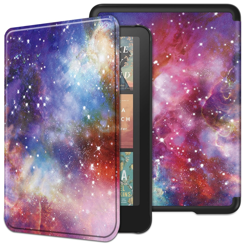 Levně ART Zaklápěcí pouzdro pro Amazon Kindle Paperwhite 2024 / Kindle Colorsoft Signature Edition GALAXY