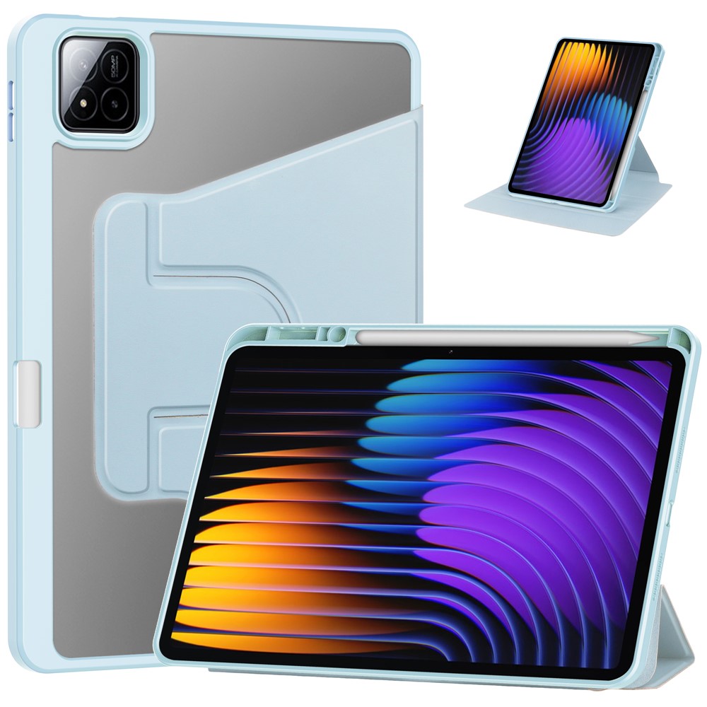 Levně CRYSTAL FLEXI Zaklápěcí pouzdro pro Xiaomi Pad 7 / 7 Pro / Pad 8 / Pad 8 Pro světle modré