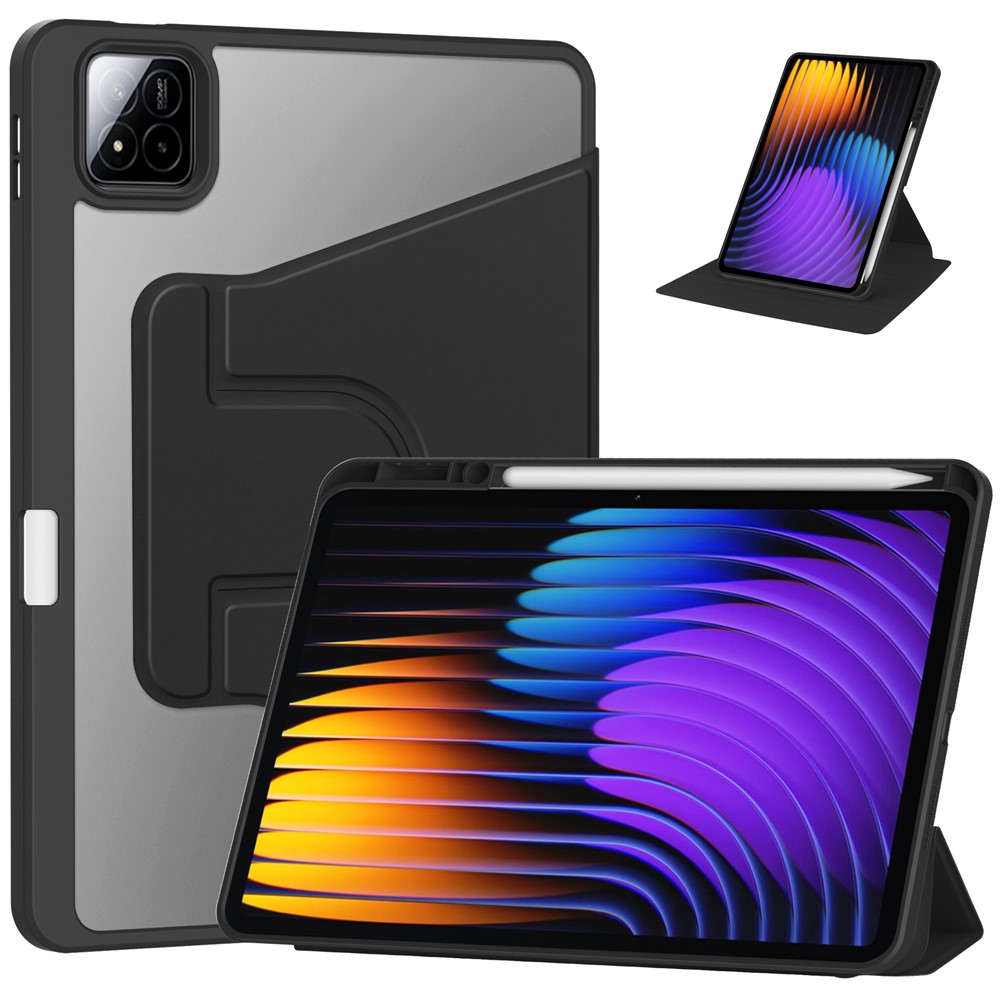 Levně CRYSTAL FLEXI Zaklápěcí pouzdro pro Xiaomi Pad 7 / 7 Pro / Pad 8 / Pad 8 Pro černé