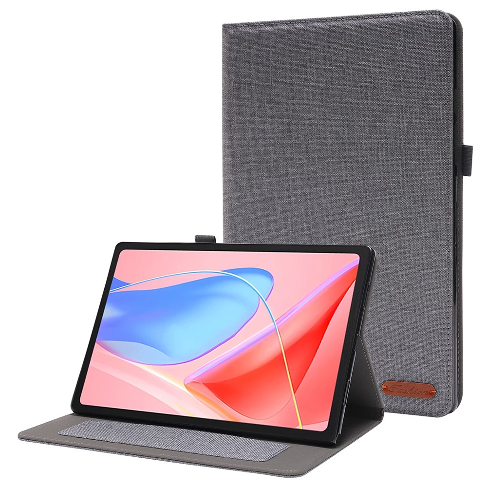 Levně FABRIC Zaklápěcí kryt pro Lenovo Tab 10.1 šedý