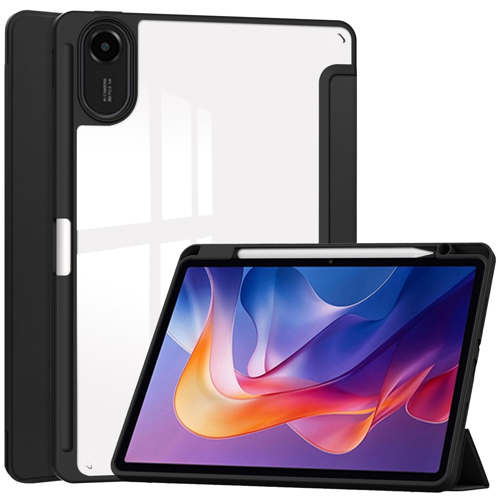 Levně CRYSTAL Zaklápěcí pouzdro Xiaomi Redmi Pad 2 černé