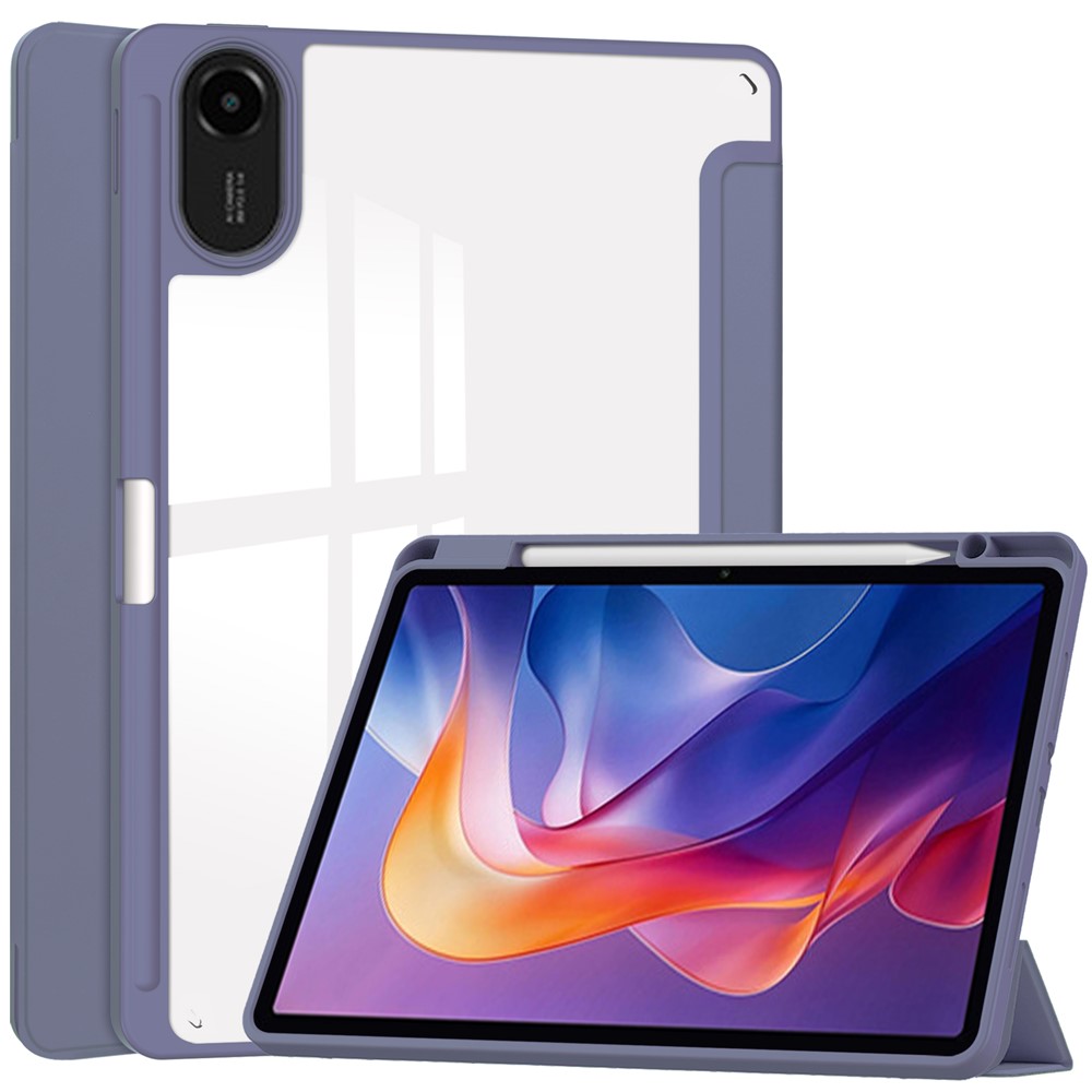Levně CRYSTAL Zaklápěcí pouzdro Xiaomi Redmi Pad 2 fialové