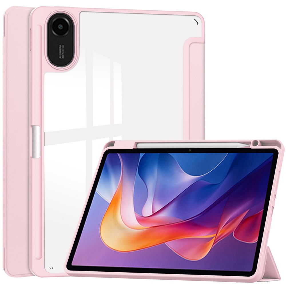 Levně CRYSTAL Zaklápěcí pouzdro Xiaomi Redmi Pad 2 růžové