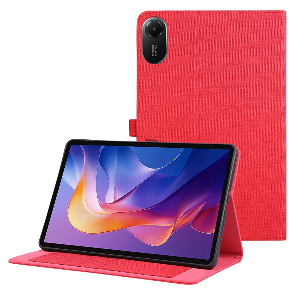 Levně FABRIC Zaklápěcí kryt pro Xiaomi Redmi Pad 2 červený