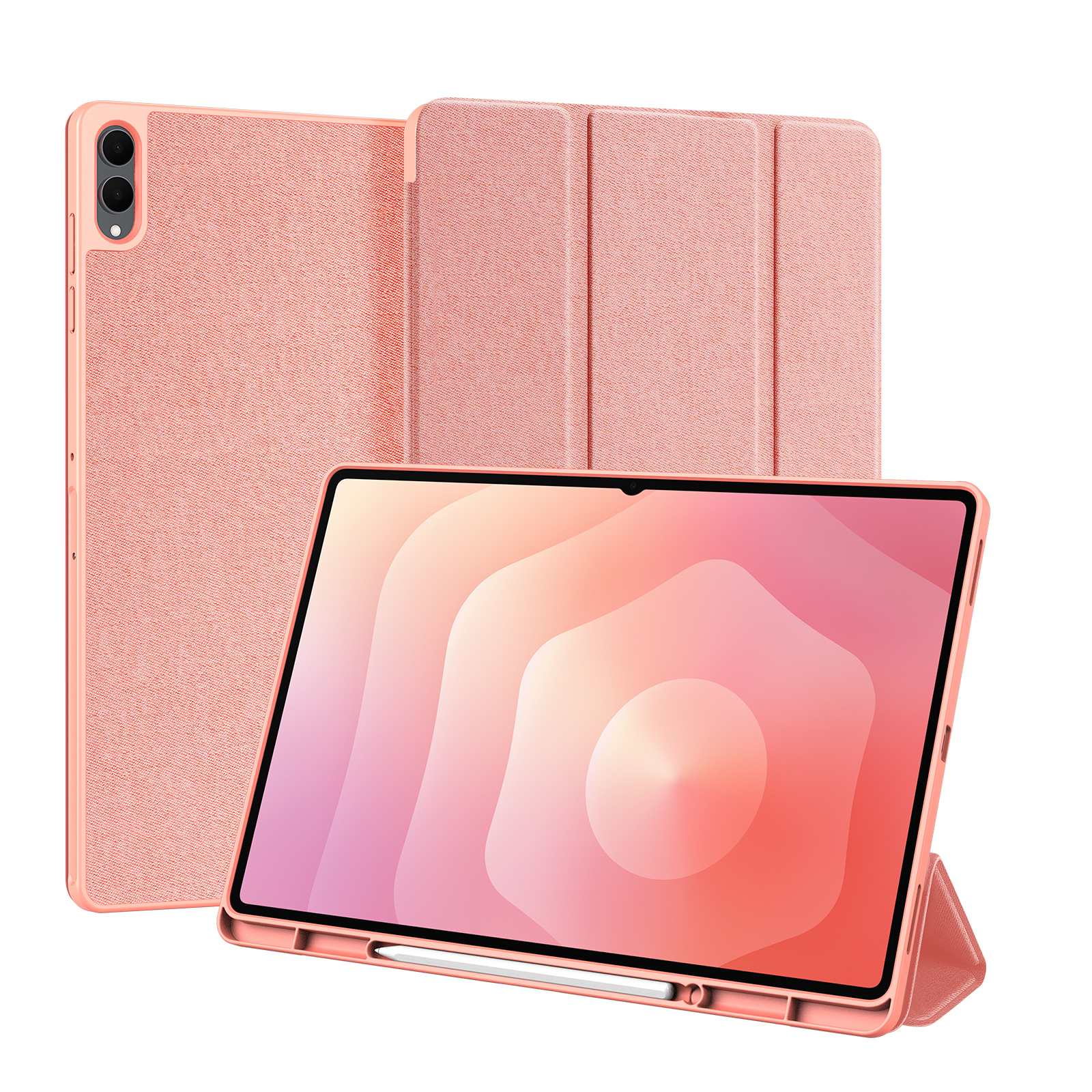 Levně DUX DOMO Zaklápěcí pouzdro pro Samsung Galaxy Tab S11 Ultra růžové