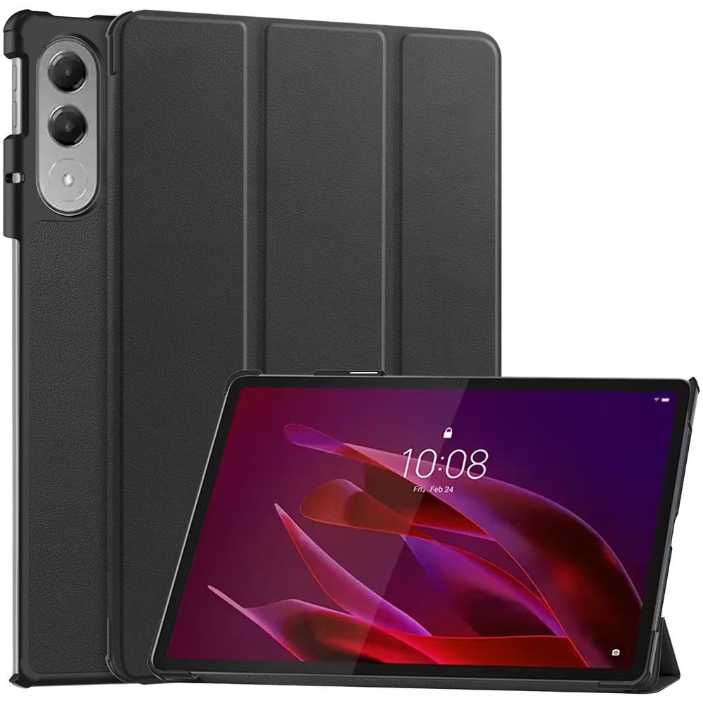 Levně LEATHER Klopový kryt pro Lenovo Yoga Tab 11.1 černý